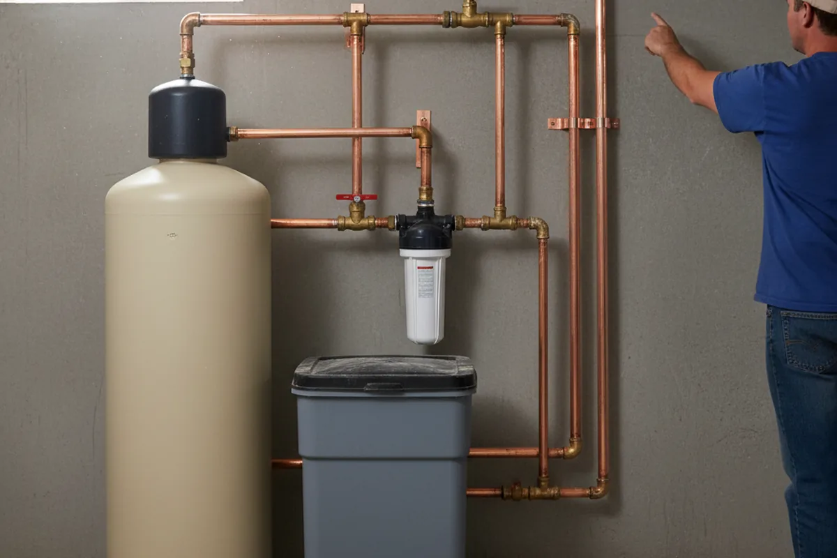 Whole-house water treatment system installed in Coupland